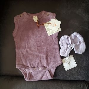 NWT Kate Quinn onsie and matching booties